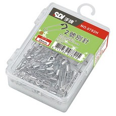 手牌 35元系列 N0.2別針 (0782H)手工藝材料，辦公文具用品，安全耐用, 1個, Silver