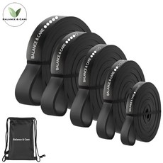 밸런스n케어 파워 스포츠 탄성 턱걸이 풀업 밴드, 3종세트(레벨2-3-5), 1개