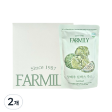 팜밀리 양배추브로콜리 NMN 클렌즈 주스, 980ml, 2개