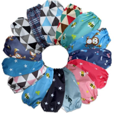 미술준비물 핸드메이드 아동용 방수 팔토시 모음 미술 놀이 유아, 03.북유럽삼각_그레이, 아동용 방수 팔토시_03.북유럽삼각_그레이