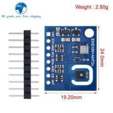 TZT ENS160+AHT21 이산화탄소 CO2 TVOC 공기 및 온도 센서는 Arduino용 CCS811을 대체합니다., 02 1pcs