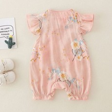 夏天嬰幼兒短袖連身裝