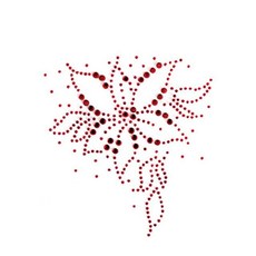 의류리폼 핫픽스 모티브 flower-004 hib*64410EK, Gold