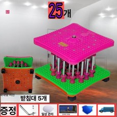 트위스터 운동기구 뱃살 유산소 운동 보드 홈트레이닝 기본형 허리돌리기 조명 복부 다채로운, 1개, 4. 표준 25인승 70kg~105kg