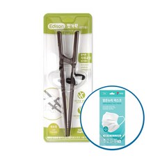 INP 에디슨 젓가락 성인용 왼손 +맑은누리 마스크 5매, 1개