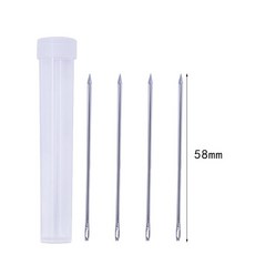 58MM 스티치 헝겊 바느질 키트 도구 바느질 가죽 조각 바늘 골든 테일 자수 패브릭 크로스 스티치 바늘, 보여진 바와 같이, 1개