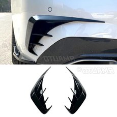 BMW 3 시리즈 G20 320i 330i M 팩 19-22 프론트 스플리터 립 스포일러 호환, 유광 블랙