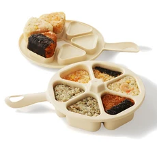 꿈꾸는 키친 국산 삼각김밥 주먹밥 메이커 6구, 아이보리, 1개