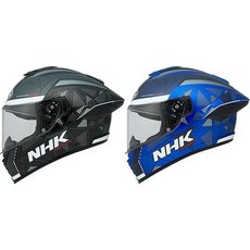 NHK K5R 鐵三角 全罩安全帽 - 黑銀 黑藍 超輕量透氣