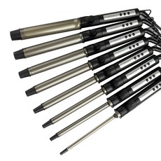 물결 숏컷 스타일링 앞머리 뿌리볼륨 연출 미용실용 기기 9mm, 19mm