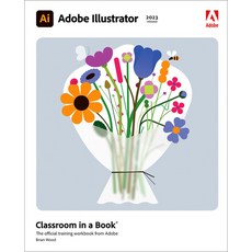(영문도서) Adobe Illustrator Classroom in a Book (2023 Release) Paperback, Adobe Press, English, 9780137967179