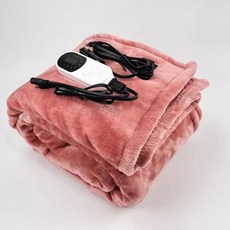 桃園出貨 睡袋 電熱毯 12v車載汽車電熱毯 雙人家用房車戶外露營加熱毯, 粉促銷款和車載插頭100*75