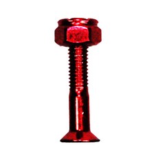 shangren 튼튼한 롱보드 스케이트보드 휠 수리 하드웨어 나사 너트 볼트 롱보드 액세서리, 레드 _ _ 26mm_1pc, 강철, 1개