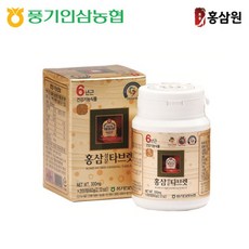 6년근 홍삼타브렛 60gx1병 풍기인삼농협, 1개