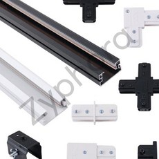 벨모라 레일 조명 부속 옵션선택 전기선레일 레일조명레일 레일등레일 레일등부품, 부속/스틸행거/지지대/화이트