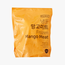 냉동망고 하프컷 면세 1kg 망고 냉동과일 슬러시 에이드 요거트 스무디 빙수 과일주스, 1