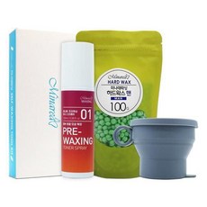 남자 셀프 페이스 왁싱 케어 Set [하드왁스맨100g+전용용기+키트+전처리제 구성], 남자 셀프 페이스 왁싱 케어 Set [하드왁스맨100g, 1개