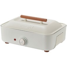 mosh! 電烤盤 M-HP1 IV 象牙白 - 台灣公司貨 原廠保固, 白色