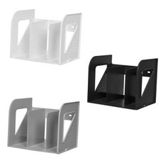 el 책꽂이 3단 책정리 서류정리 북앤드, 화이트(WH), 화이트(WH)