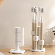 미카다 다용도 칫솔꽂이 정리 보관 홀더, ONE, ONE:FREE