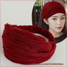 초정상점CHOJEONGSTORE 여성 여성두건 중년여성두건, 머리 둘레 참고 50-60, 와인레드, 1개