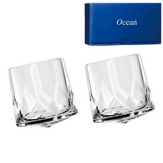 Ocean 2入裝 紅酒杯 / 威士忌杯 禮盒, 詳見包裝, 旋轉威士忌杯305ml(2入禮盒)