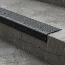 와와랩 계단미끄럼방지 고무논슬립 계단마감재, 블랙, 5개