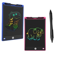 LCD 컬러 메모패드 전자노트 그림그리기 전자칠판 드로잉 스마트 스케치 그림판 자석보드, 블랙, 1개