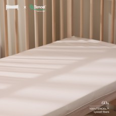 URBAN NEST. 嬰幼兒床墊套 天絲純棉 可拆洗 吸濕排汗 親膚觸感 適用IKEA嬰兒床薄墊, 1個, 100% 天絲布（米）,90x50x5cm（單布套）