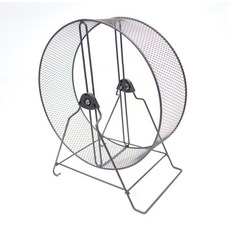 優旺寵物 滾珠培林軸承摩天超級大滾輪〔直徑32公分〕兔子 刺蝟 貂 天竺鼠 松鼠 小果子狸, 黑色, 1個