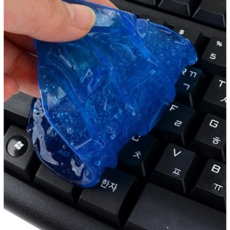 슈퍼클린 먼지제거젤 틈새먼지 키보드청소, 블루, 1개