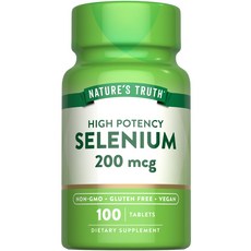 네이쳐스 트루스 셀레늄 200mcg 타블릿, 100정, 4개