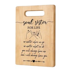 Orchroma Soul Sister 여성용 선물 주방용 도마 인생을 위한 소울 시스터 도마 Bestie 베스트 프렌드 여성용 생일 선물, Orchroma Soul Sister 여성용 선물, 주