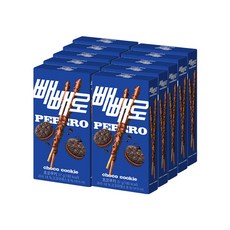 롯데 빼빼로 초코쿠키, 37g, 10개