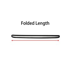 사각형 고무 전송 벨트 카세트 테이프 레코더 데크 리피터 오디오 CD DVD 벨트 접이식 길이 155-240mm 1.2m, 1개
