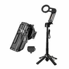 GUXON 口袋拍 迷你藍牙磁吸自拍架 變焦款, 黑色, 1個, G25TC