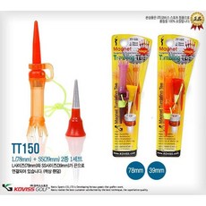 코비스스포츠정품 TT150 마그넷 골프티 자석티 색상랜덤 78mm+39mm, 1개