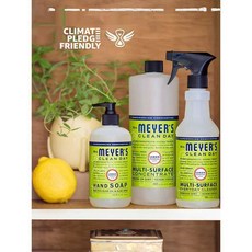 마이어 부인의 타일 데이 청소 클린 카운터 바닥 다목적 레몬 제품 농축액 버베나, 상세페이지 참고