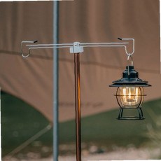 야외 활동 사단 높이 조절 조명 매달기 장치 텔레스코픽 구조 캠핑장 야영지 텐트, 1개, 4단랜턴걸이