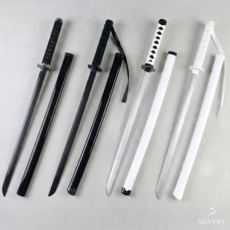 실버리 목검 카타나 장난감 칼, 1개, 화이트