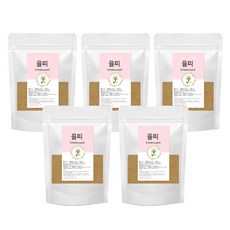 천연팩 율피가루 80g 숲으로허브 곡물팩 율피팩, 1개입, 5개