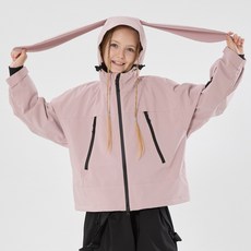 兒童滑雪服：專業新款單板雙板兔兒造型，小眾設計戶外保暖滑雪服