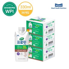 셀렉스 프로핏 웨이프로틴 드링크 초콜릿, 330ml, 36개