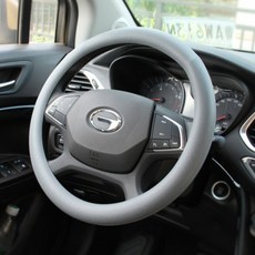 실리콘 핸들커버 자동차커버 원형 차량용품, 그레이