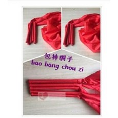 包棒網子, 彩綢彩帶紅綢帶腰鼓體操秧歌甩棒(1入2支), 1個