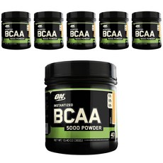 OPTIMUM NUTRITION BCAA支鏈氨基酸粉 5000 橘子味, 380g, 6個