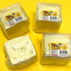 8000 BIG 치즈 슬랑이 말랑이 스퀴시 스트레스완화 선물 장난감, 랜덤