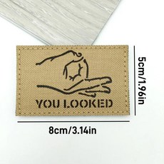 당신은 전술 패치를 보냈습니다 반사 후크 루프 배지팔 밴드 배낭용 어깨 줄무늬 기량 엠블럼, 1개, 1. 앤티크 브라스