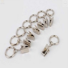 리보아 커튼집게링 커튼봉걸이, 대 6P