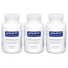 Pure Encapsulations DL-苯丙氨酸膳食膠囊, 3個, 90 件